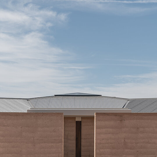 Interior photograph of Table Top House by Threefold Studio