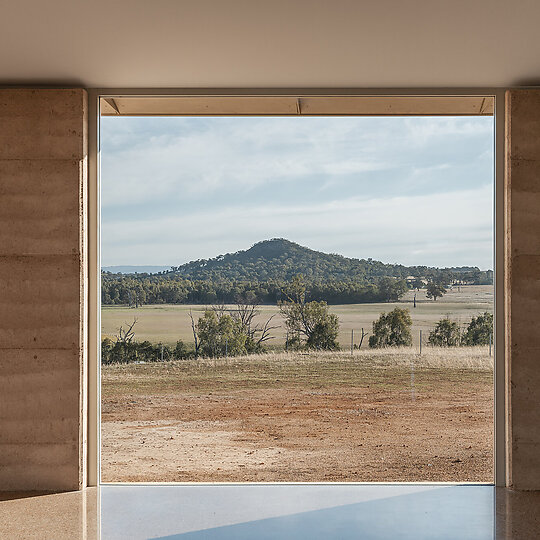 Interior photograph of Table Top House by Threefold Studio