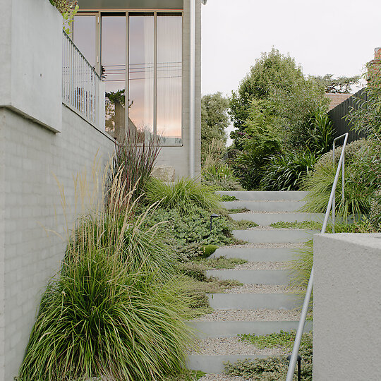 Interior photograph of Prahran House by Tom Ross