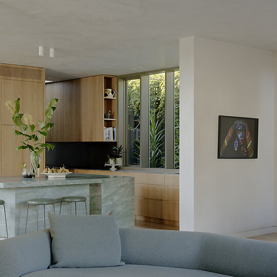 Interior photograph of Prahran House by Tom Ross