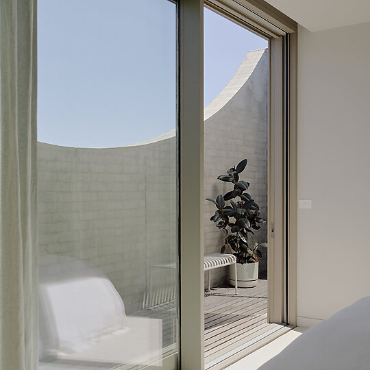 Interior photograph of Prahran House by Tom Ross
