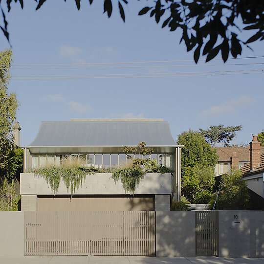 Interior photograph of Prahran House by Tom Ross