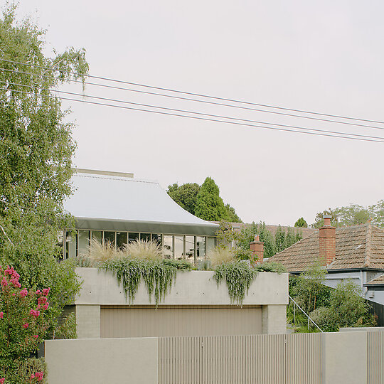 Interior photograph of Prahran House by Tom Ross
