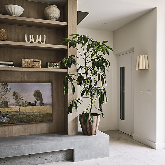 Interior photograph of ECHO.1 by Lisa Cohen