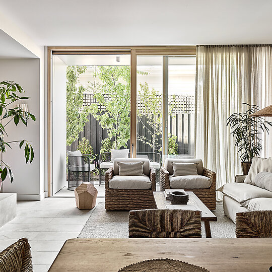Interior photograph of ECHO.1 by Lisa Cohen