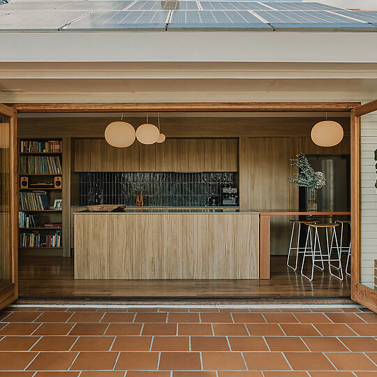Interior photograph of Kenmore Pavilion by Andy Macpherson