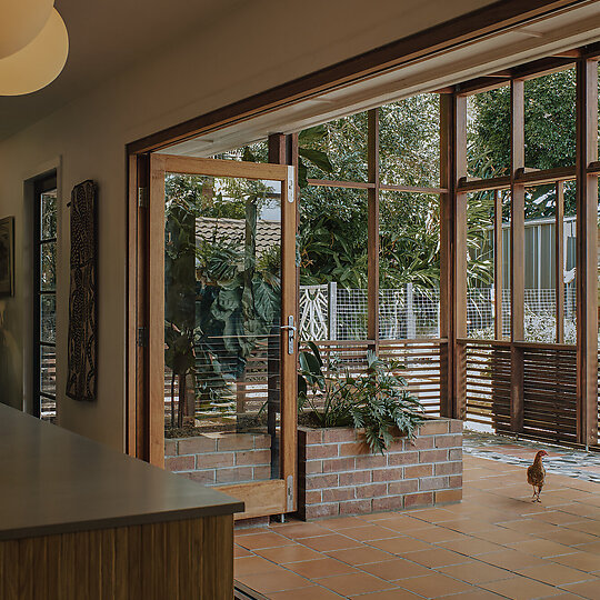 Interior photograph of Kenmore Pavilion by Andy Macpherson