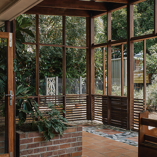 Interior photograph of Kenmore Pavilion by Andy Macpherson