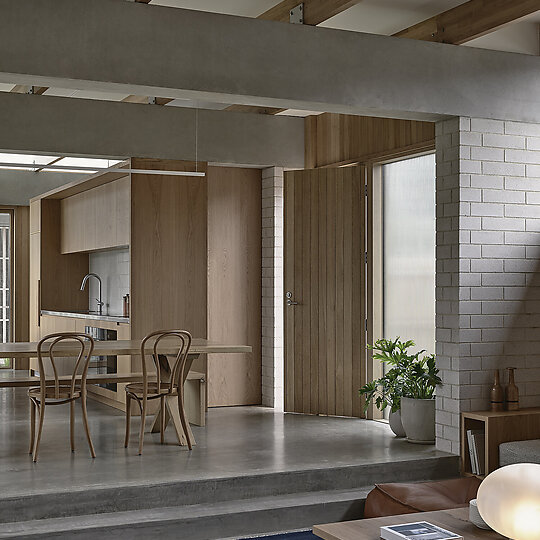 Interior photograph of Home Pavilion by Derek Swalwell