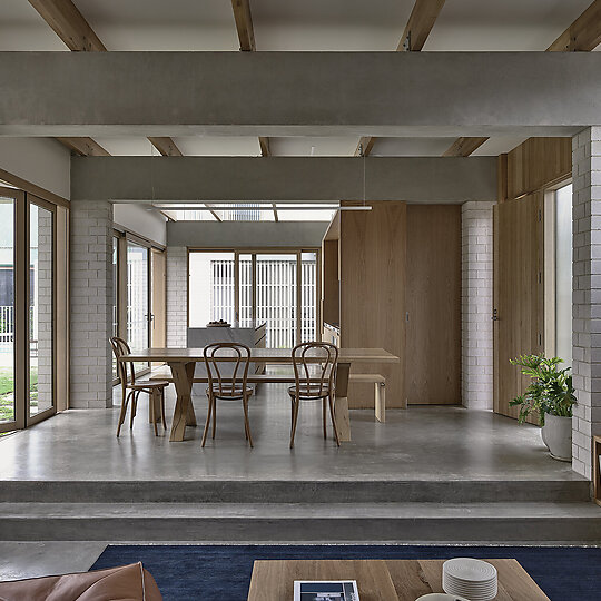 Interior photograph of Home Pavilion by Derek Swalwell