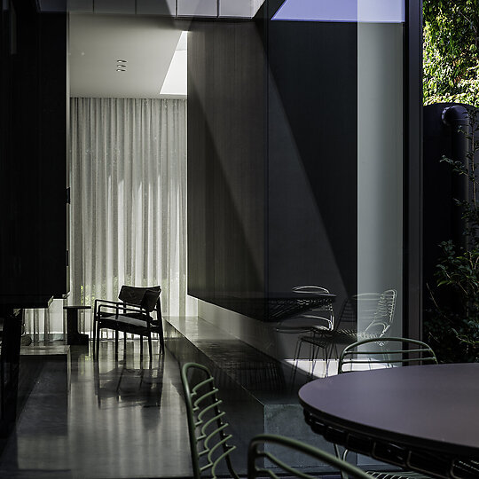 Interior photograph of Hawthorn House by Trevor Mein