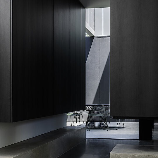 Interior photograph of Hawthorn House by Trevor Mein