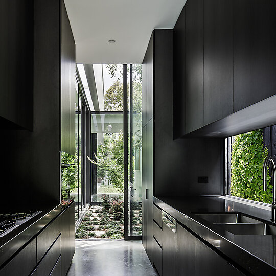 Interior photograph of Hawthorn House by Trevor Mein