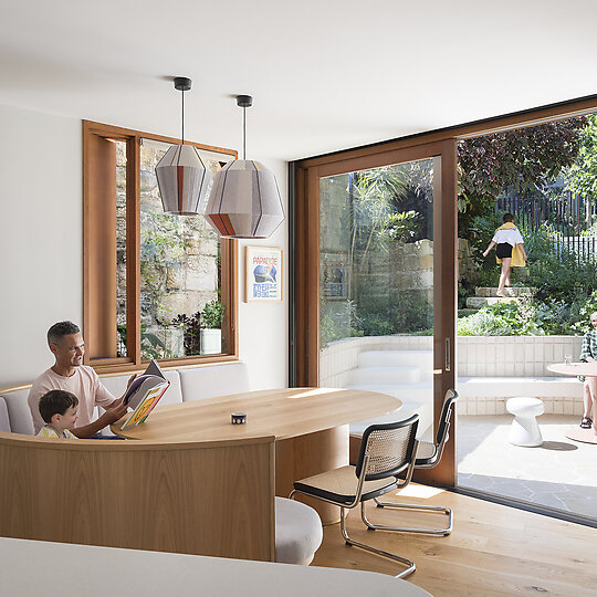 Interior photograph of Newlyn House by Tom Ferguson
