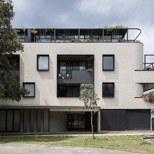 Interior photograph of Paperbark Apartments by Tom Ferguson