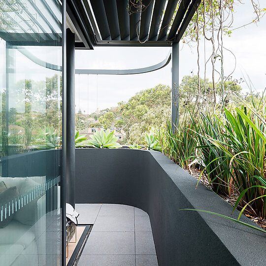Interior photograph of Paperbark Apartments by Tom Ferguson