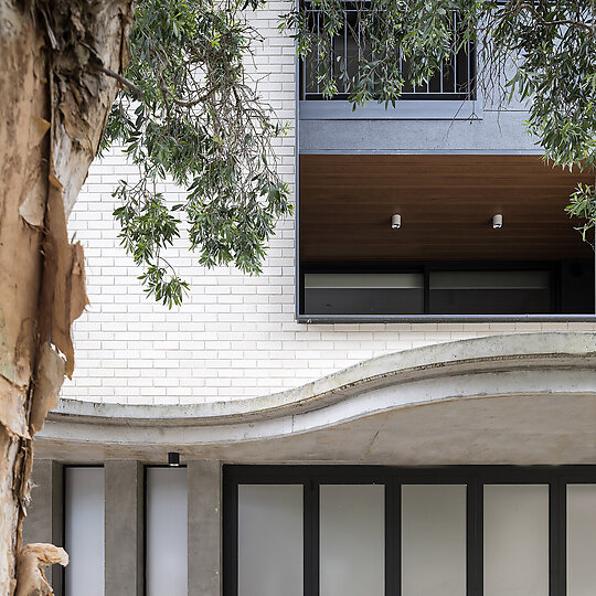 Interior photograph of Paperbark Apartments by Tom Ferguson