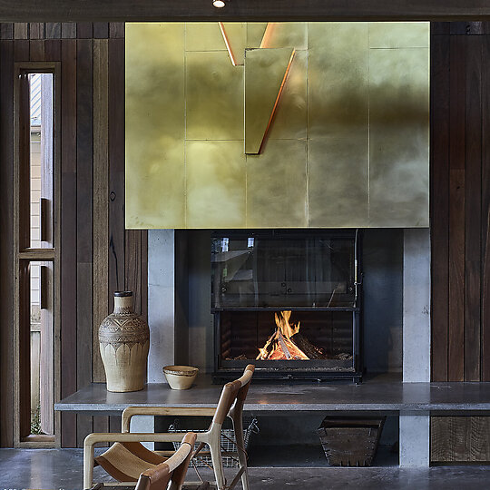 Interior photograph of Patonga House by Zella Casey Brown