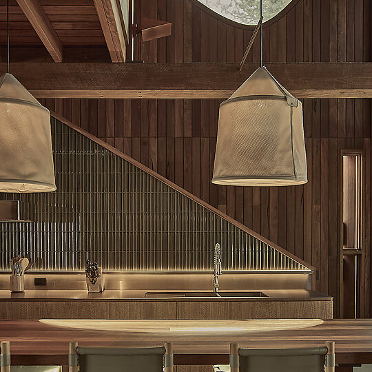 Interior photograph of Patonga House by Zella Casey Brown