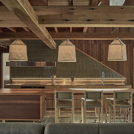 Interior photograph of Patonga House by Zella Casey Brown
