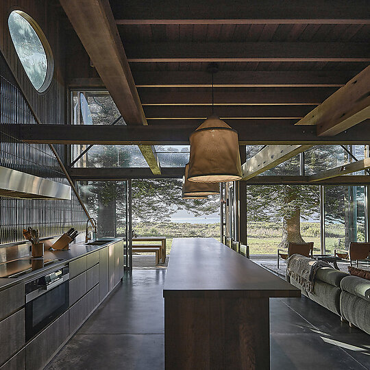 Interior photograph of Patonga House by Zella Casey Brown