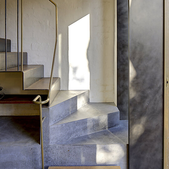 Interior photograph of Rainbow House by Brett Boardman