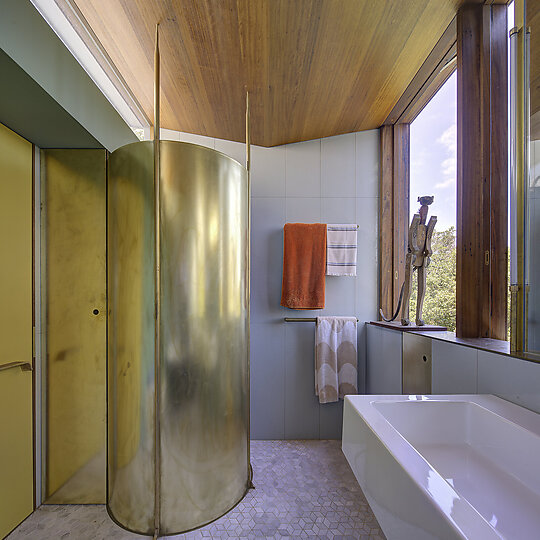 Interior photograph of Rainbow House by Brett Boardman