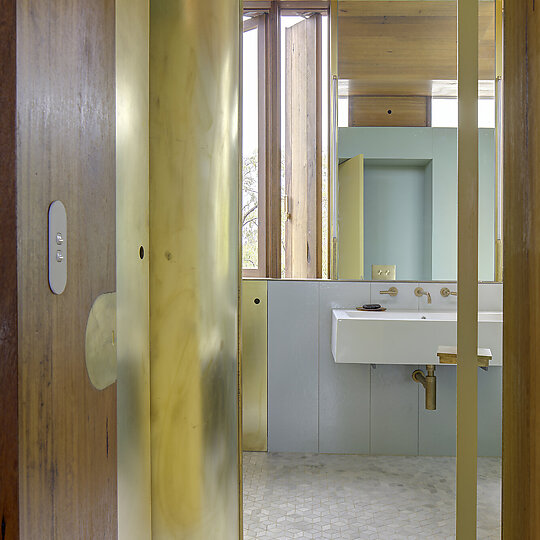 Interior photograph of Rainbow House by Brett Boardman