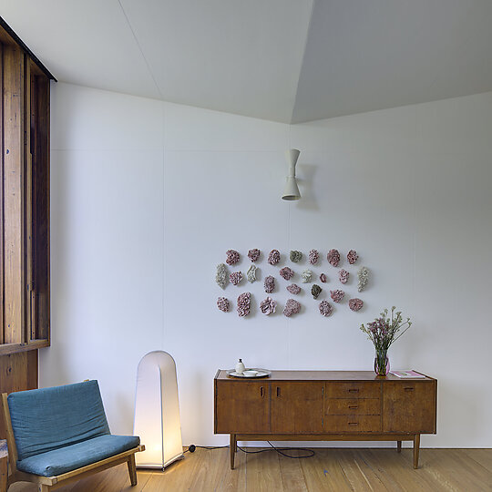 Interior photograph of Rainbow House by Brett Boardman