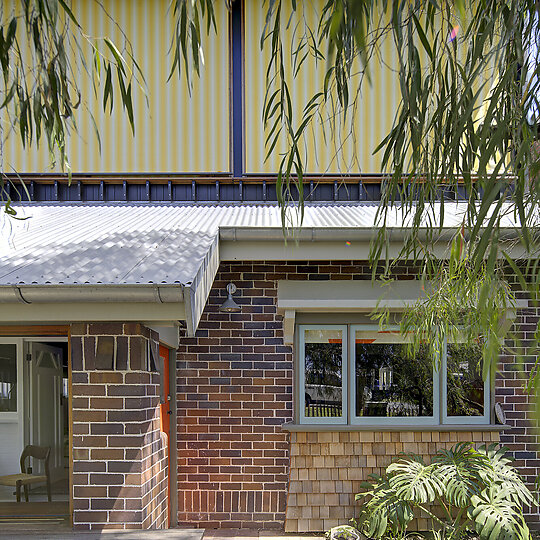 Interior photograph of Rainbow House by Brett Boardman