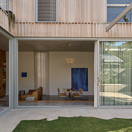 Interior photograph of Henville Street House by Jack Lovel