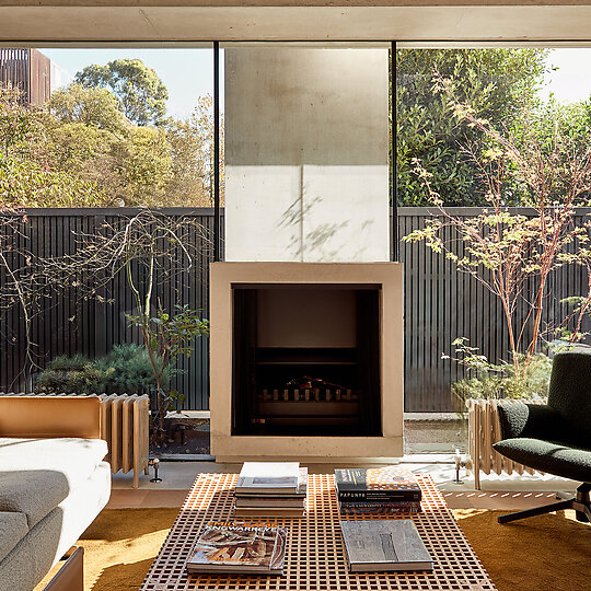 Interior photograph of Erskine St Residence by Martina Gemmola