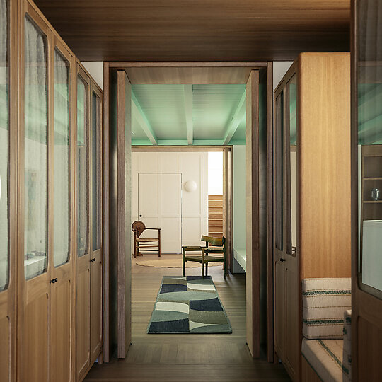 Interior photograph of Headland House by Felix Forest