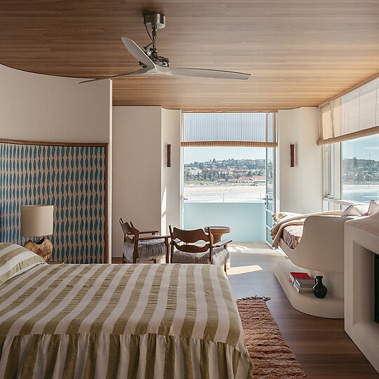 Interior photograph of Headland House by Felix Forest