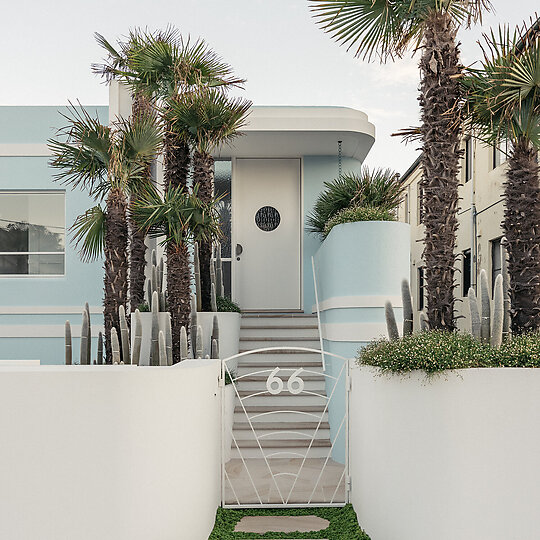 Interior photograph of Headland House by Felix Forest