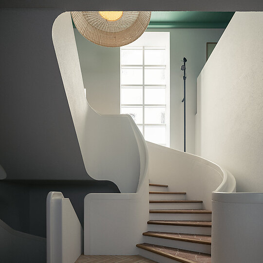 Interior photograph of Headland House by Felix Forest