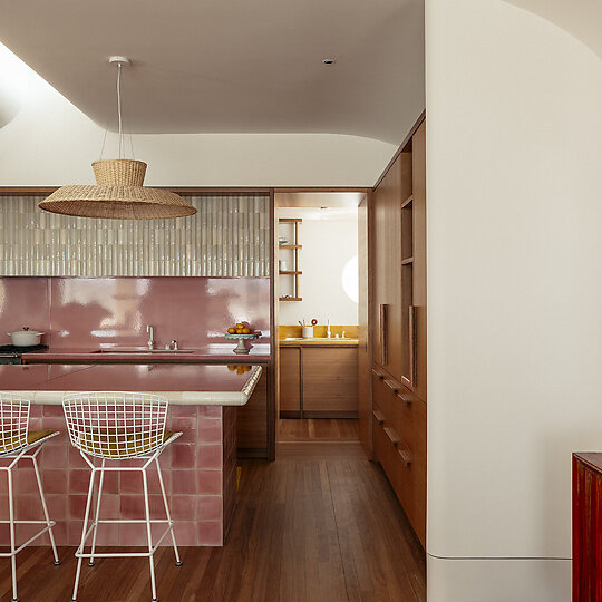Interior photograph of Headland House by Felix Forest