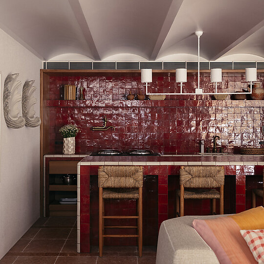 Interior photograph of Headland House by Felix Forest