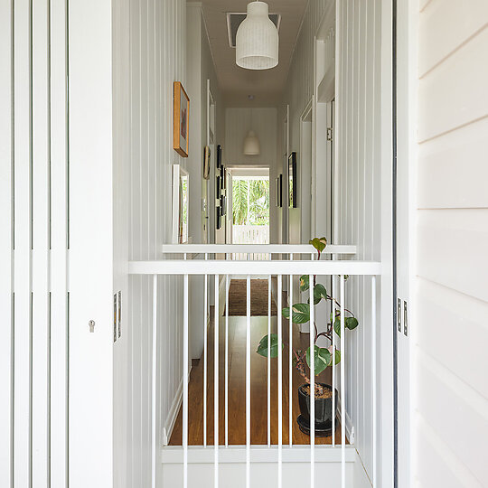Interior photograph of West End House by Clinton Weaver