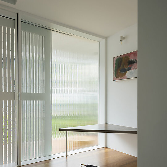 Interior photograph of West End House by Clinton Weaver
