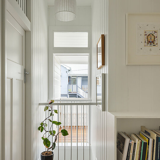 Interior photograph of West End House by Clinton Weaver