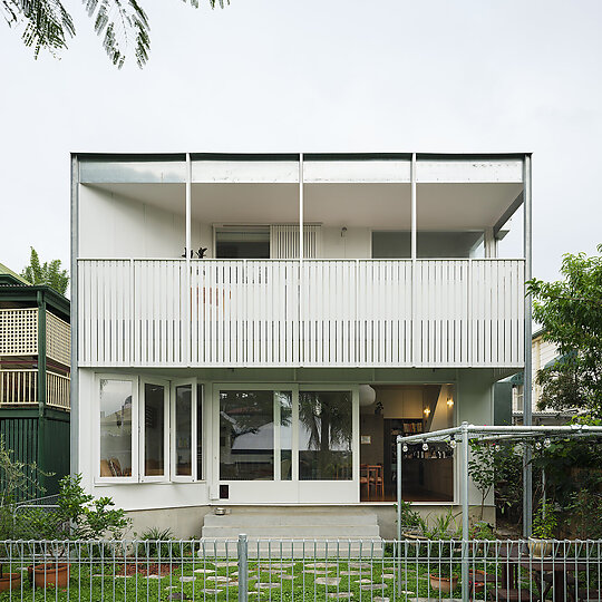 Interior photograph of West End House by Clinton Weaver