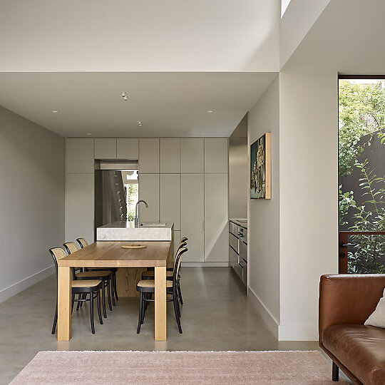 Interior photograph of North Melbourne Terrace by Tess Kelly