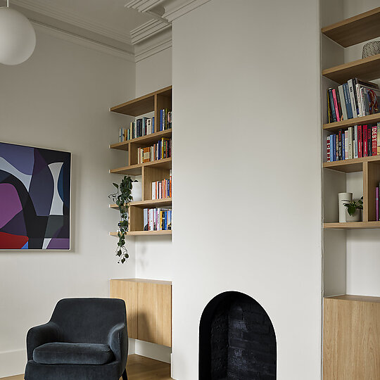 Interior photograph of North Melbourne Terrace by Tess Kelly