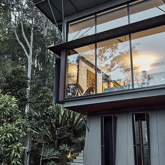 Interior photograph of Morning Bay House by Zella Casey Brown
