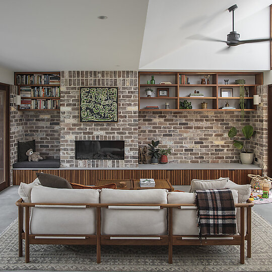 Interior photograph of Re-wild House by Justin Aaron Studio