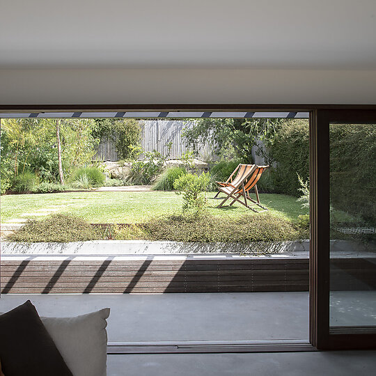 Interior photograph of Re-wild House by Justin Aaron Studio