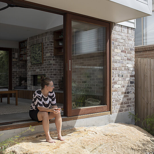 Interior photograph of Re-wild House by Justin Aaron Studio