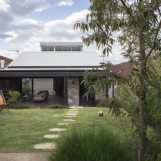 Interior photograph of Re-wild House by Justin Aaron Studio