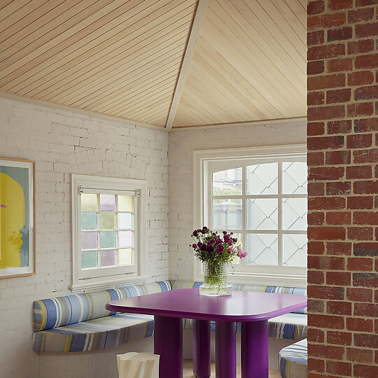 Interior photograph of Gable House by Sean Fennessy